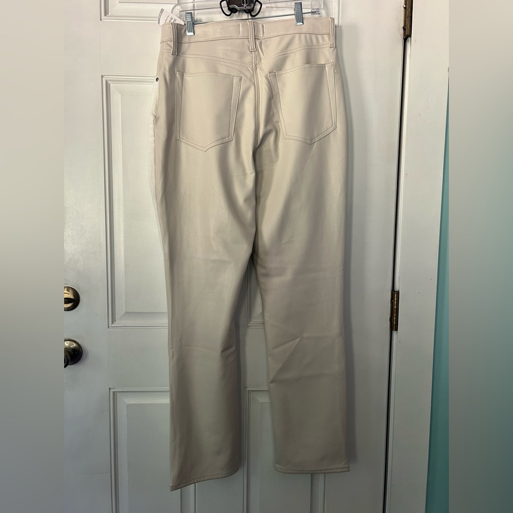 Abercrombie & Fitch Cream Straight Leg Pants